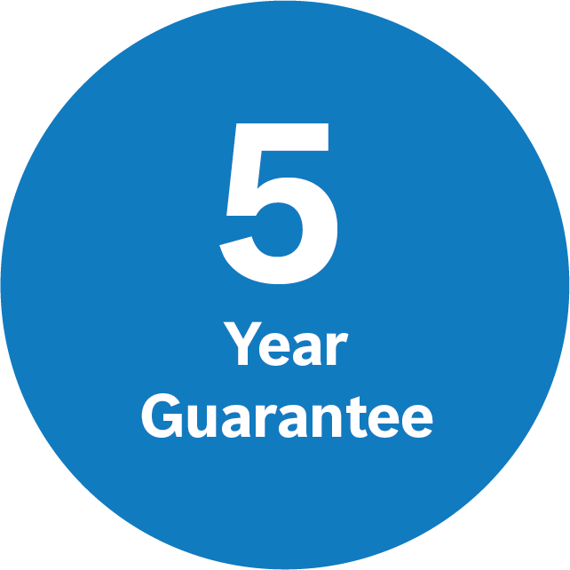 5 year guarantee