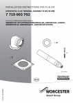 80/125 mm Horizontal Flue Terminal Assembly